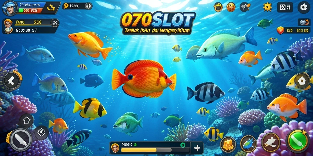 Gameplay seru Tembak Ikan di 070SLOT dengan grafis menarik.