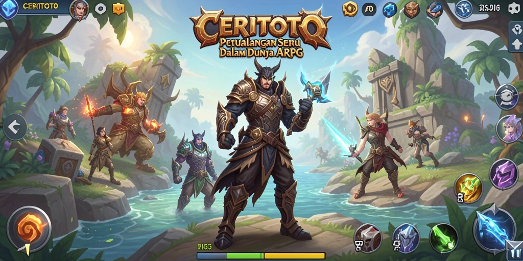Tangkapan layar dari gameplay seru CERITOTO di dunia ARPG.