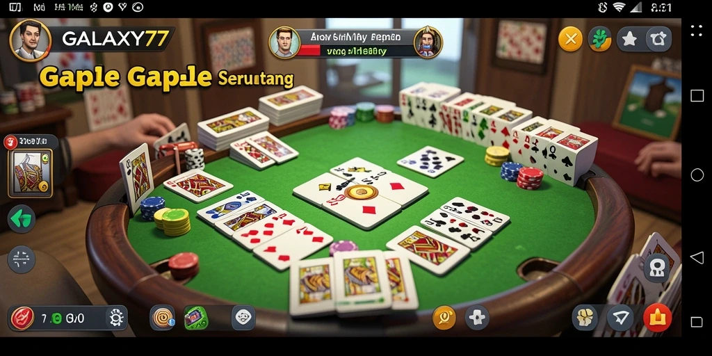Tampilan layar gameplay GALAXY77 yang seru dan interaktif.