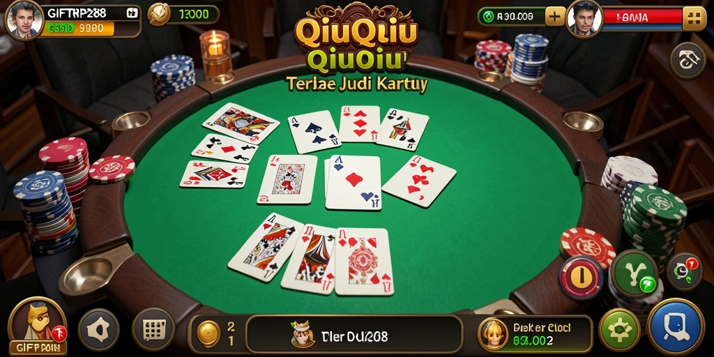 Screenshot menampilkan gameplay intens QiuQiu di GIFTRP288.