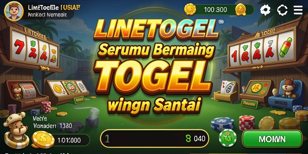 Screenshot menampilkan gameplay seru LINETOGEL dengan antarmuka yang menarik.