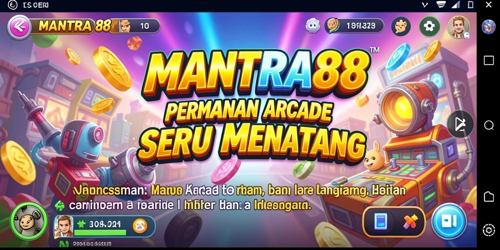 Tampilan gameplay menarik dan penuh aksi dari MANTRA88.