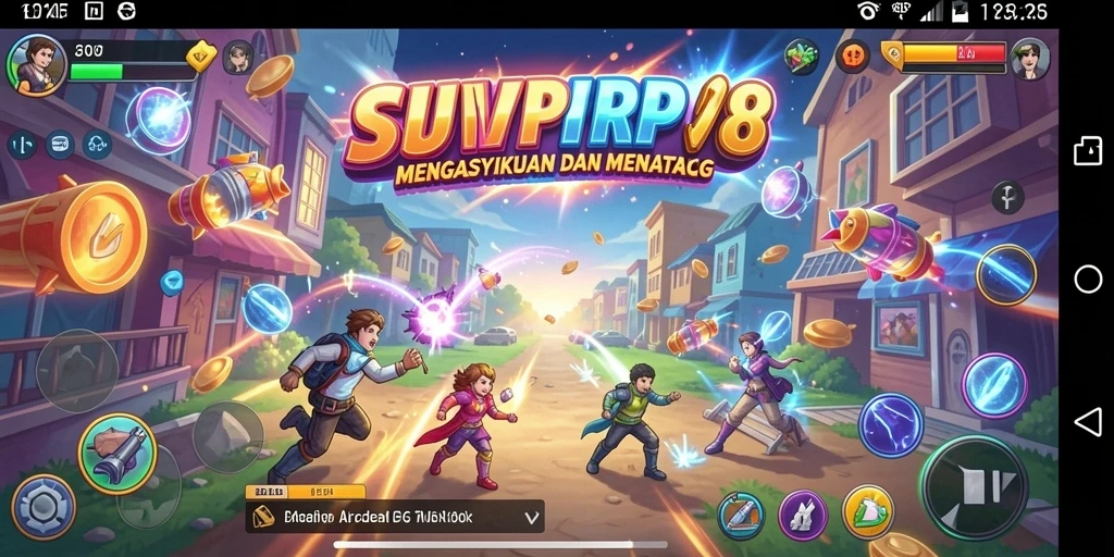 Tampilan gameplay mengasyikkan dari SVIP8 dengan tantangan Arcade.